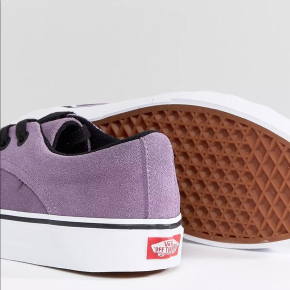 Vans Suede Purple Unisex Skateboard Sneakers Men’s Size 10 Women’s Size 11 Rare - Picture 5 of 10